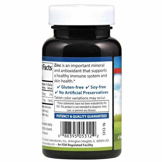 Zinc 15 Mg, Carlson Labs